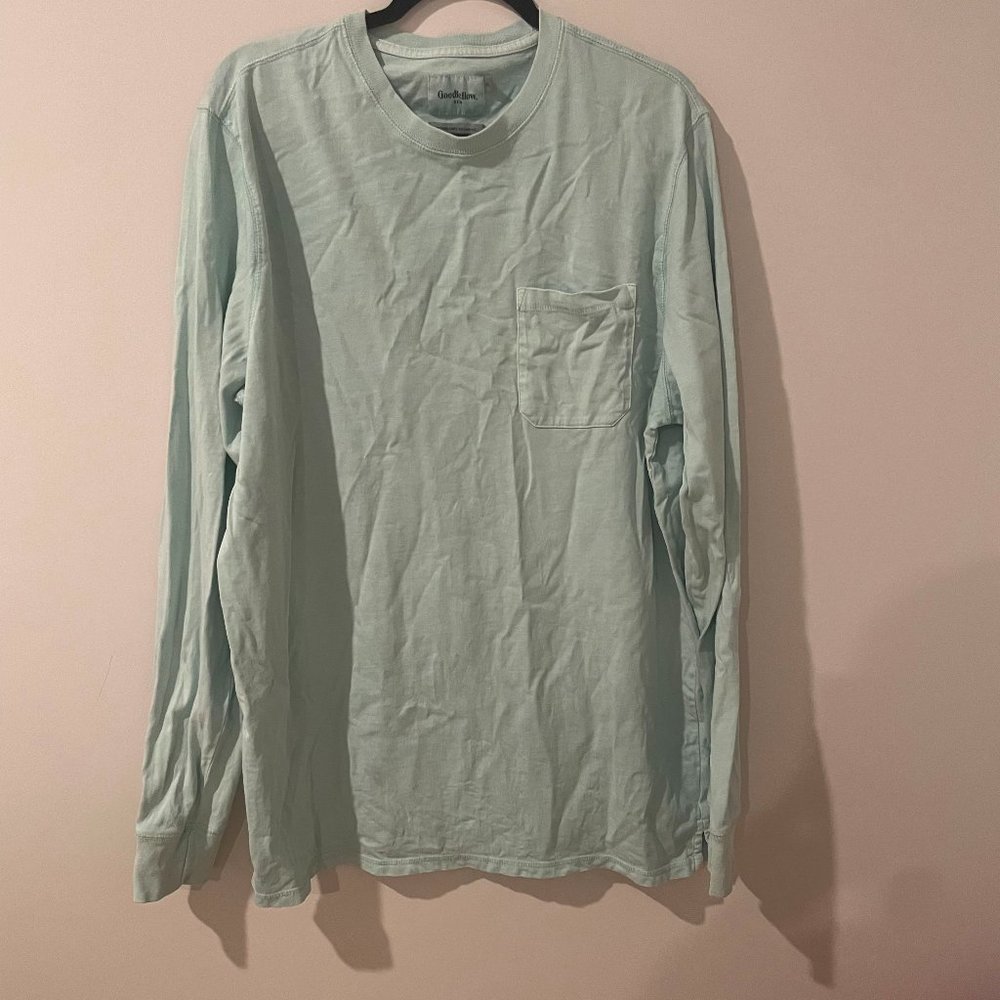 Goodfellow Light Blue Long Sleeve